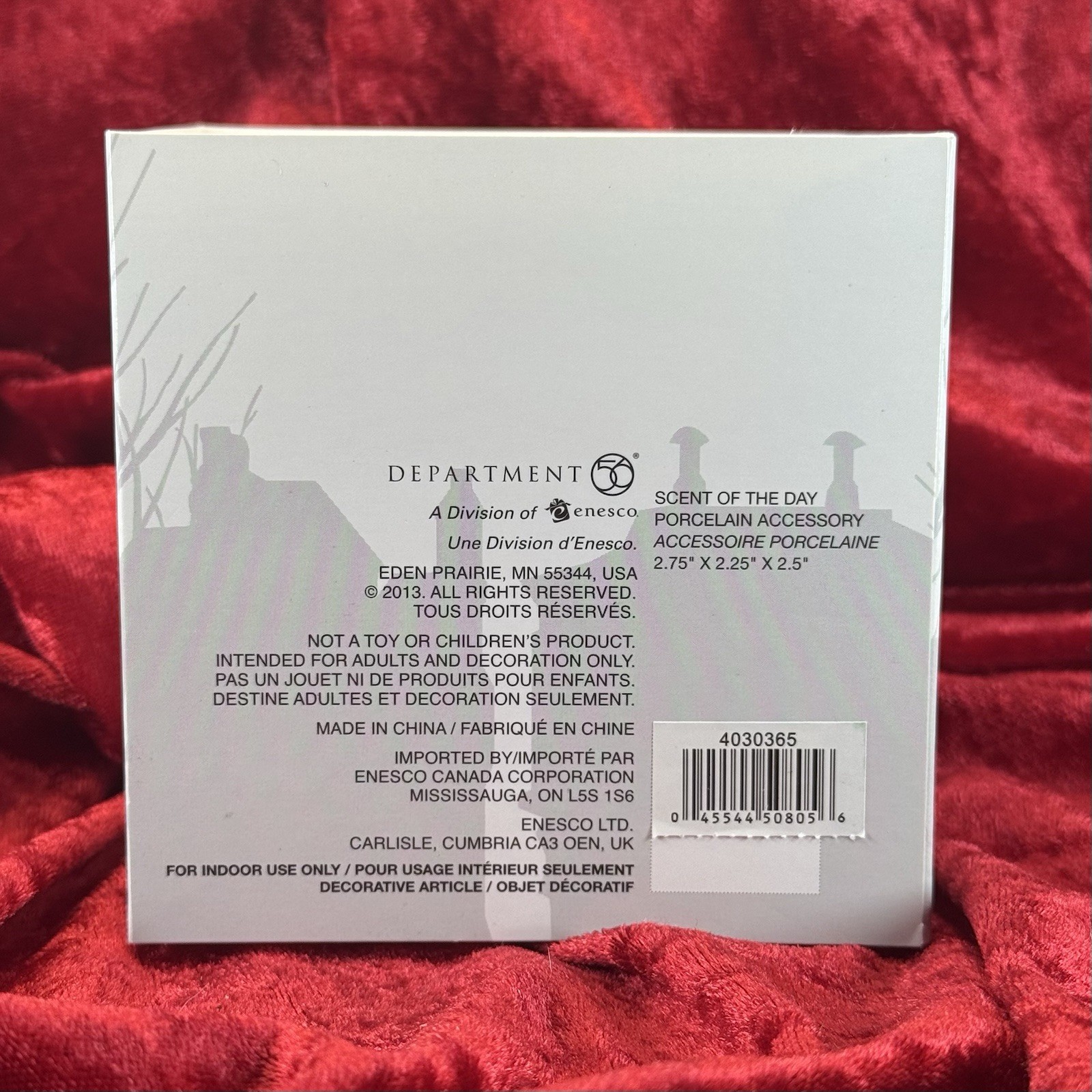 SCENT OF THE DAY Dept. 56 Dickens Village Series 4030365