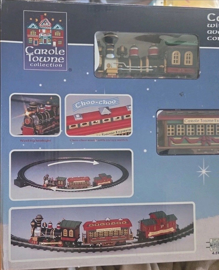 Lemax Carole Towne Express Train Set 2003 | Vintage Lemax Train Set | NEW IN BOX