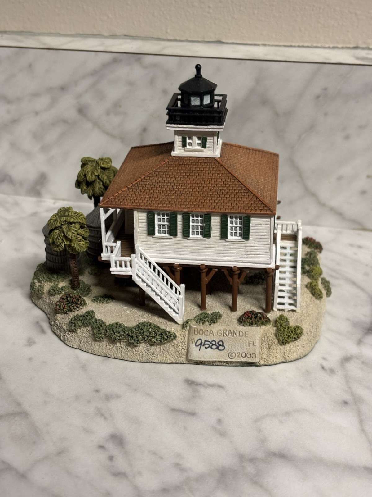 Harbour Lights Society Exclusive Boca Grande FL Lighthouse Resin Miniature #9558