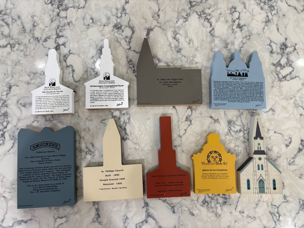 The Cats Meow Vintage Churches and Cathedrals Mixed Lot ~ 50 Pieces ~