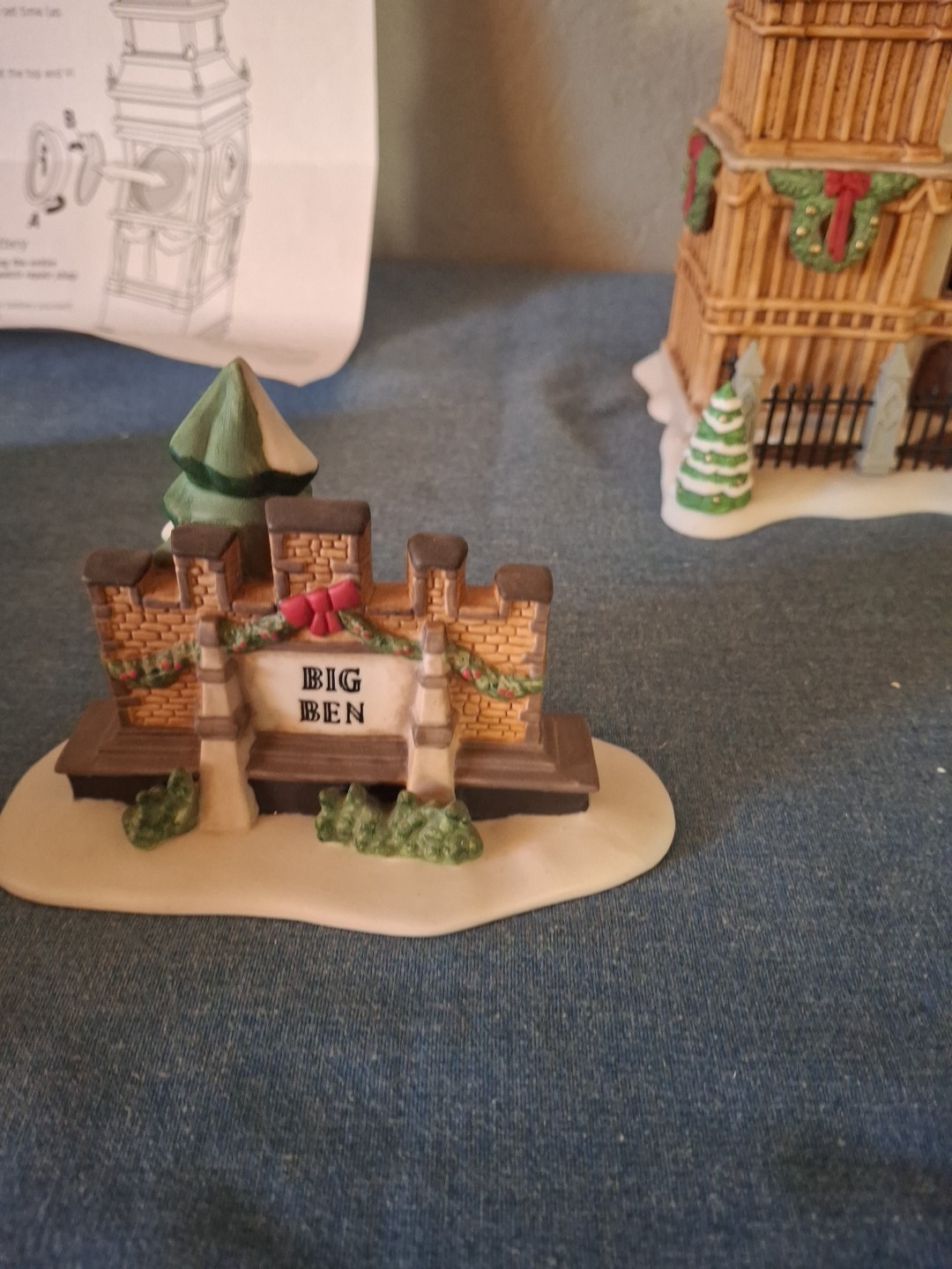 Department 56 Dickens Village Historical Landmark Christmas “Big Ben” Decor…