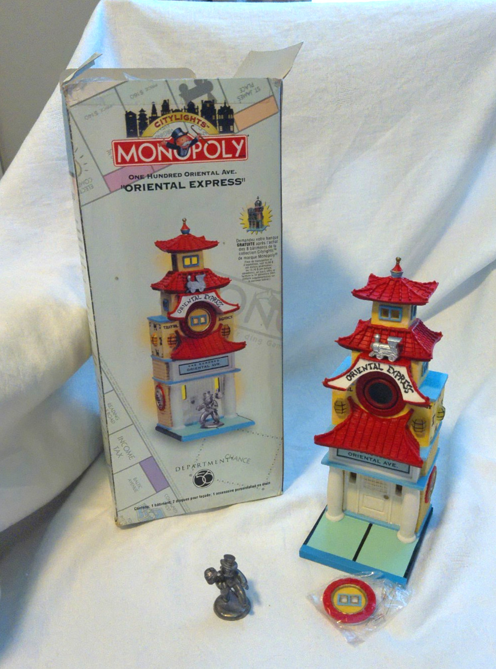 Department 56 Monopoly City Lights Oriental Express Oriental Ave