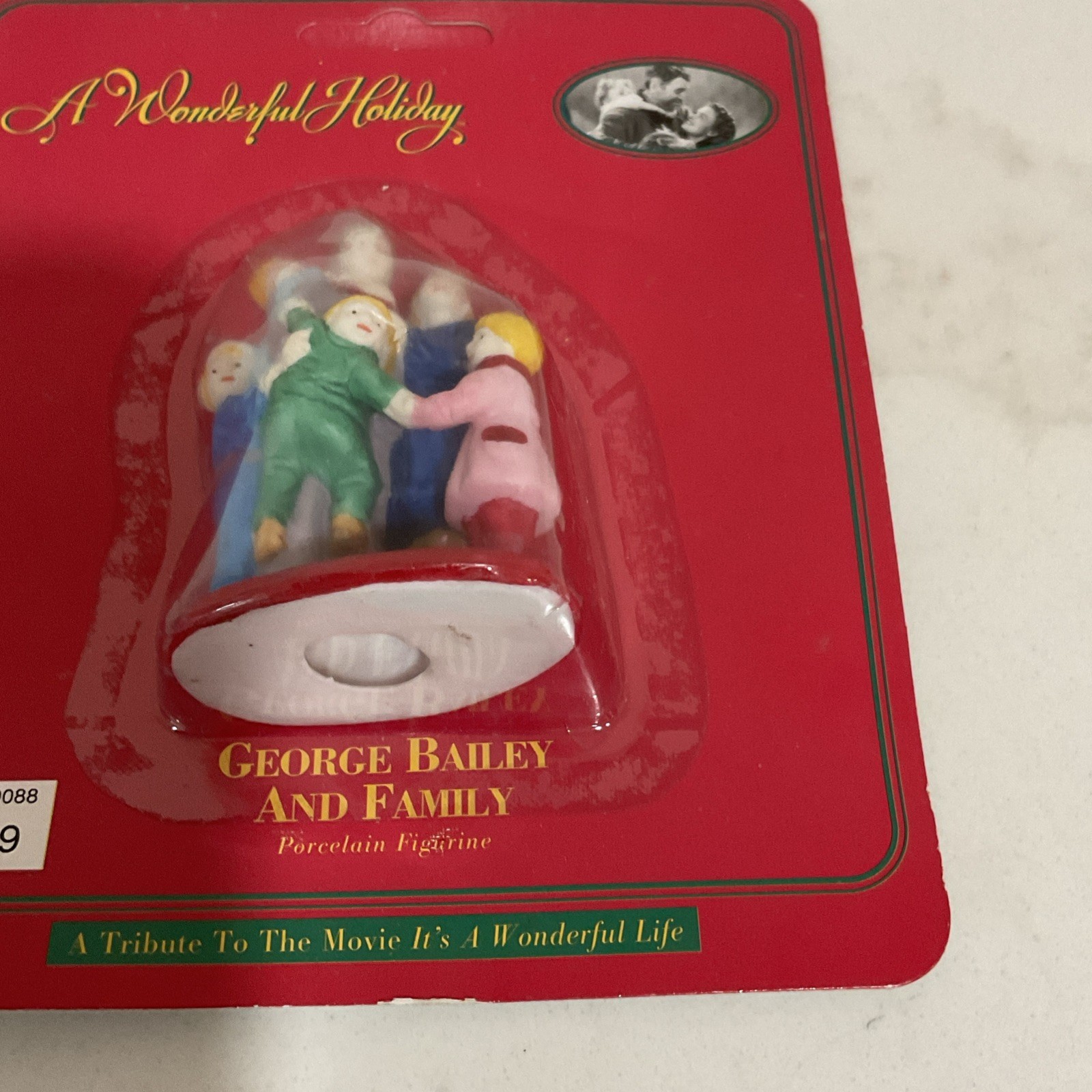 1997 It’s A Wonderful Life George Bailey & Family Porcelain Figurine New Sealed