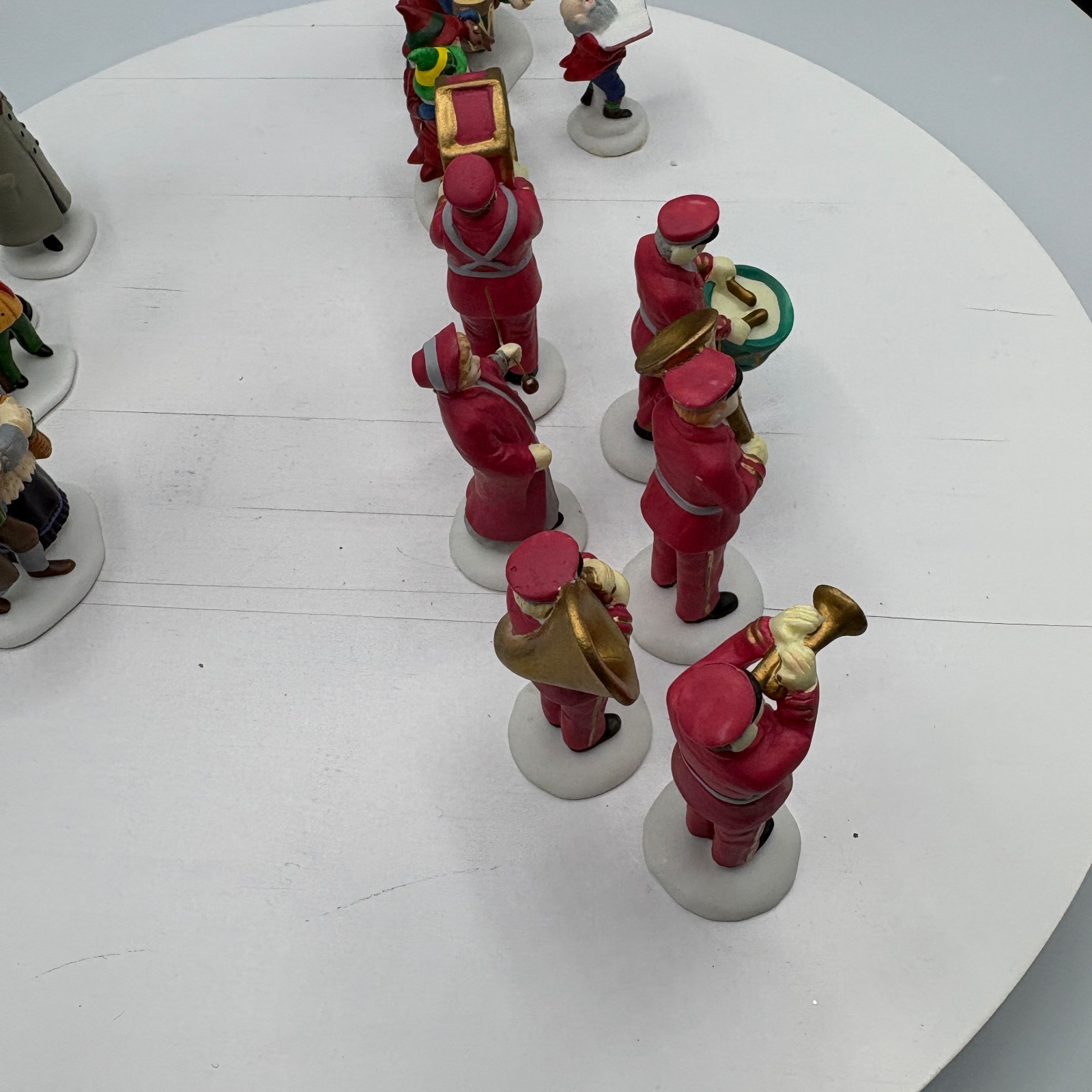 Christmas Heritage Village Salvation Army Band Carol Singing Figurines