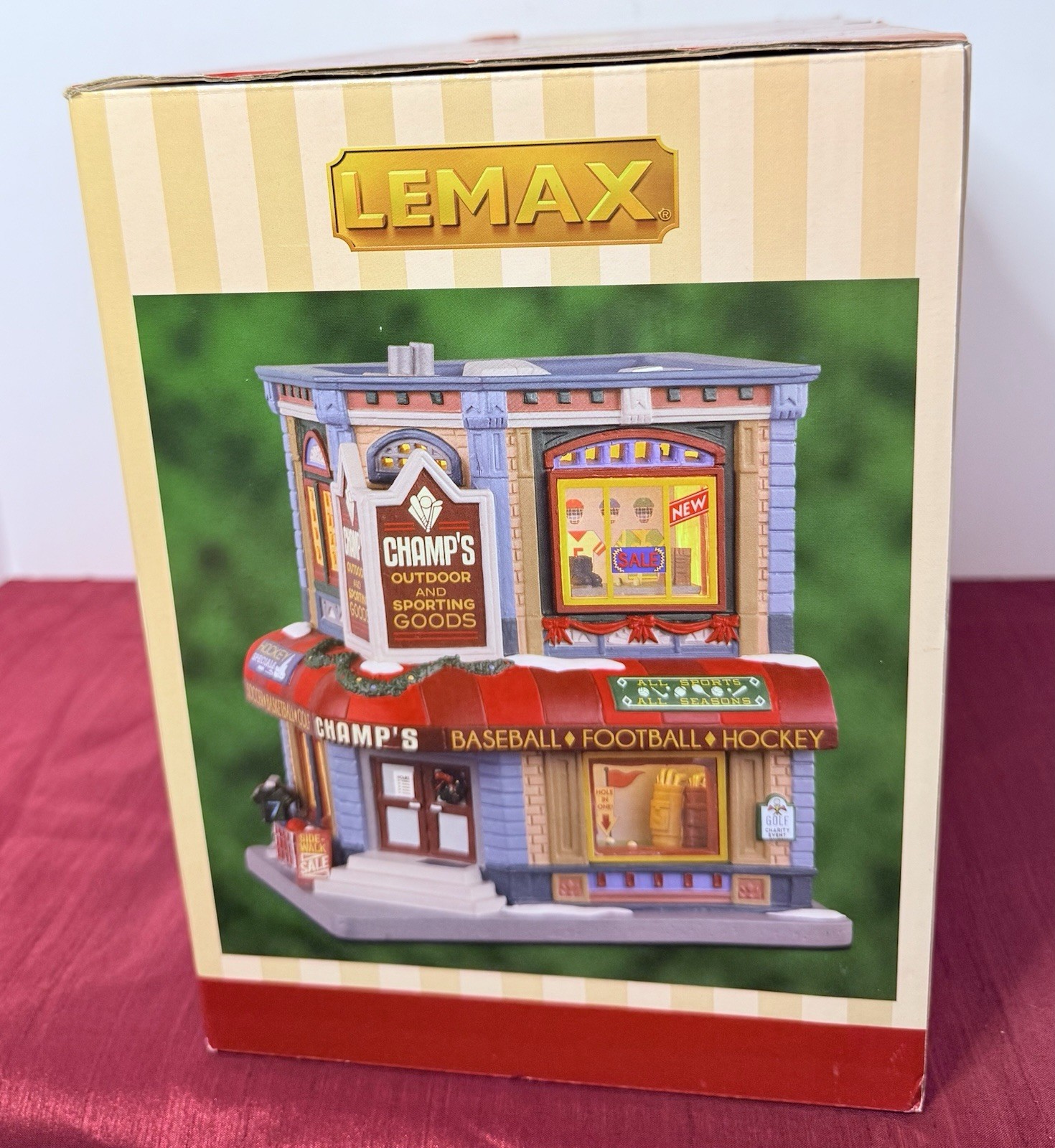Lemax Village Collection Champ’s Outdoor & Sporting Goods Store Shop