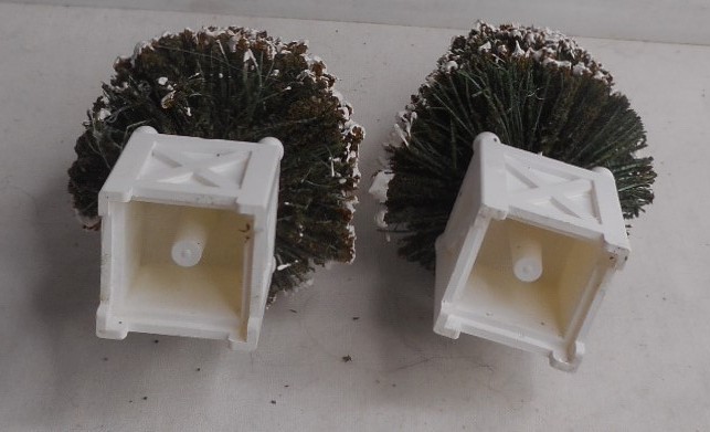 2-Department 56 Village Potted Topiary – #5192-6 4-1/2″ High x 2″ Wide