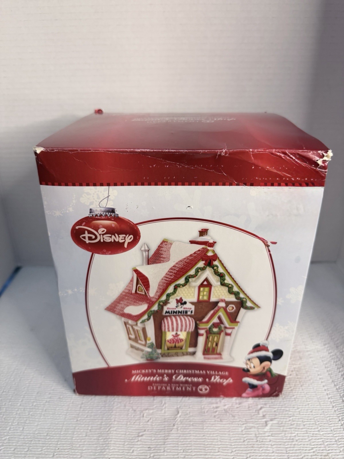 2011 Dept 56 Department 56 Mickey’s Merry Christmas Village Minnie’s Dress Shop