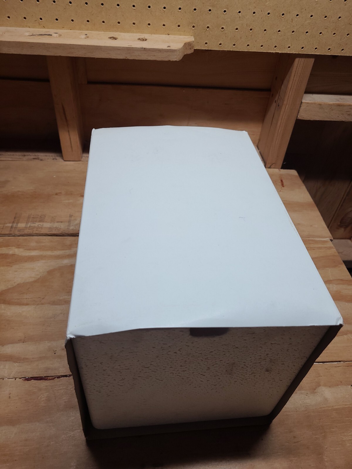 Dept 56 Winter Silhouette Winter Nights White Porcelain Candle Cylinder W/Box