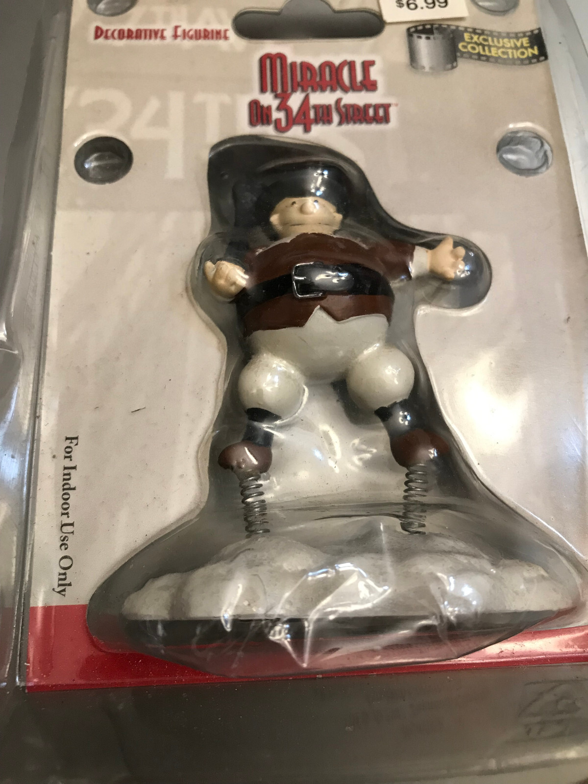 CHRISTMAS VILLAGE ACCESSORY MIRACLE ON 34TH STREET BASEBALL PLAYER