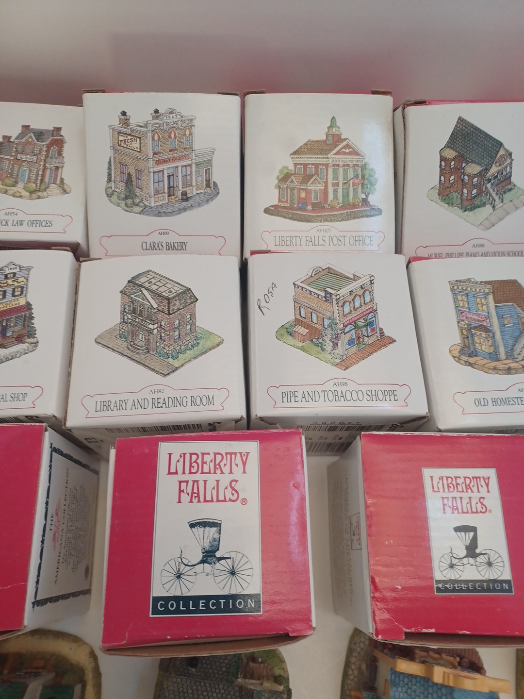 The Americana Collection Buildings, Houses, Churches Liberty Falls Lot of 17 Mix