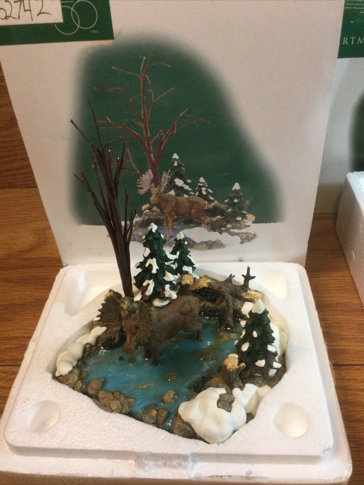 Department Dept 56 Village Accessories Moose in the Marsh&Village Accessories