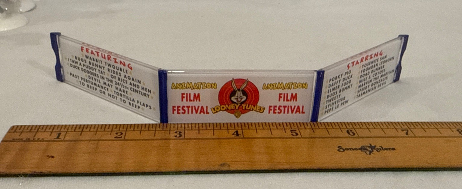 Dept 56 Looney Tunes Animation Film Festival Snow Village Christmas Read