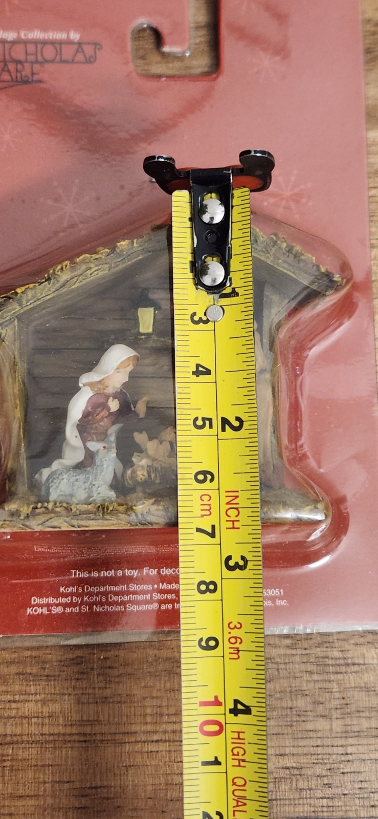 St. Nicholas Square Christmas Village Mini Nativity Scene Accessory 2½” NEW