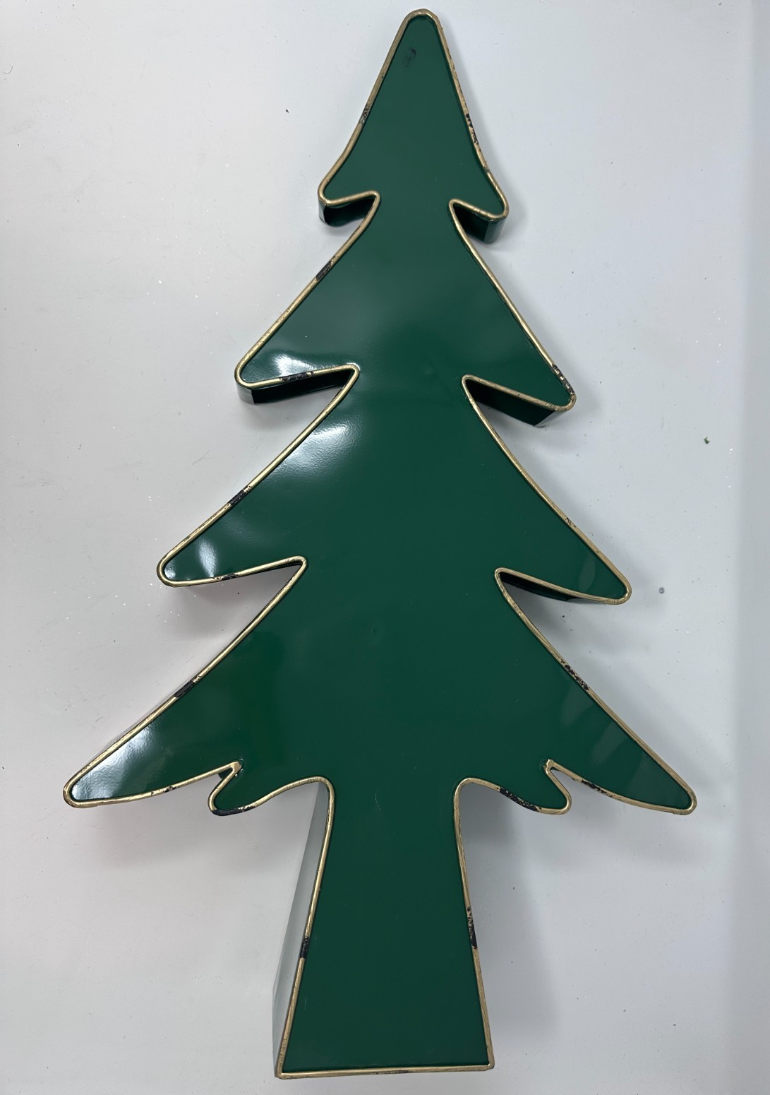 2D Metal Christmas Trees, Red, Green, White, Christmas Decor, Centerpiece, NEW