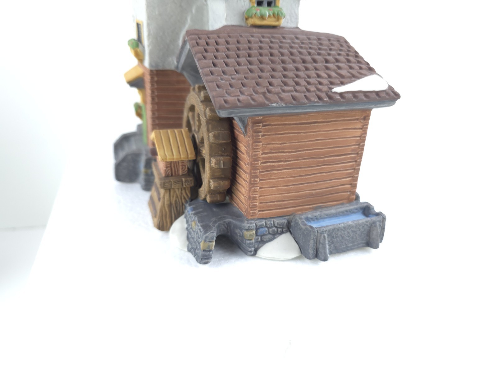 Dept 56 Alpine Village Stoder Grist Mill #5953-6 Handpainted Porcelain