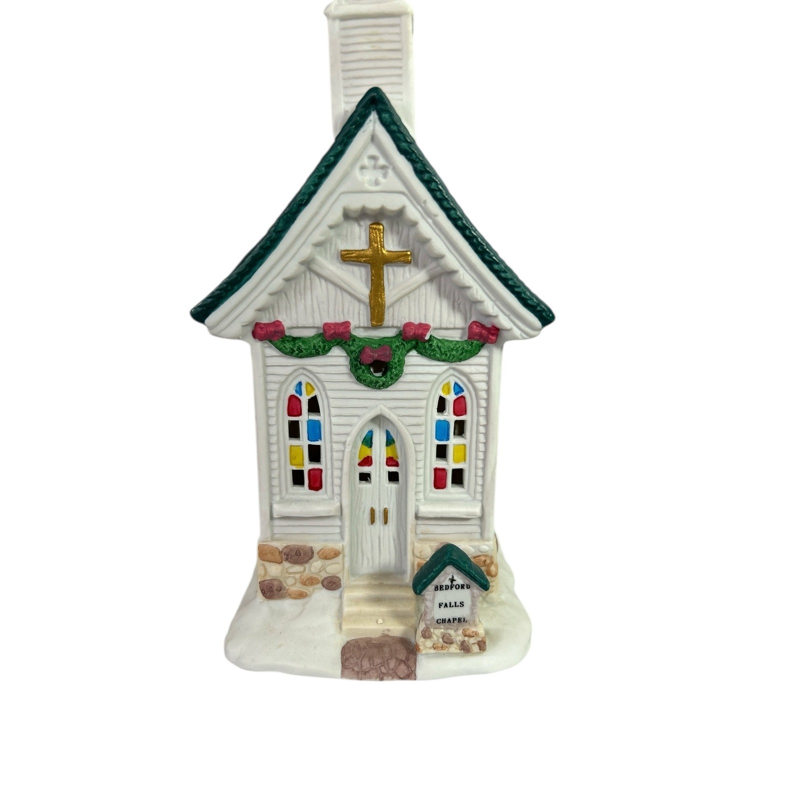 A Wonderful Holiday The Bedford Falls Chapel 1993 It’s A Wonderful Life Box COA
