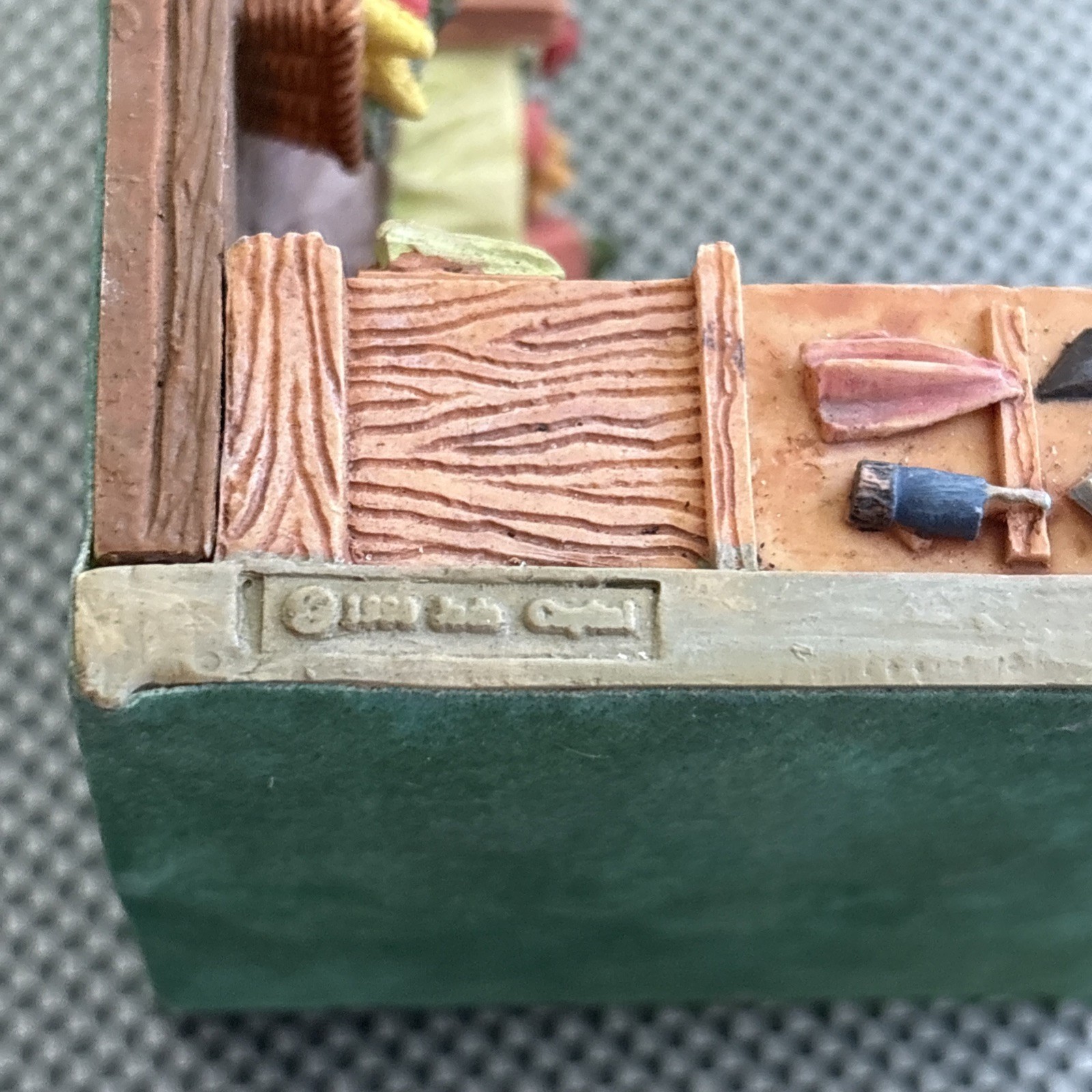 1990 Jade Capital Miniature Resin Country Kitchen Diorama Cats Art Collectibles