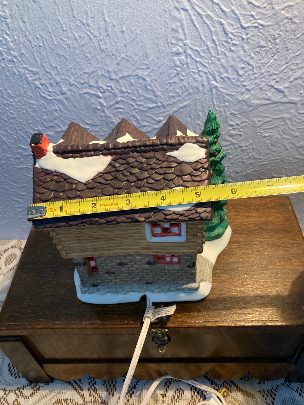1994 Seasonal Specialties “Christmas Valley Collectible”~Brick Farmhouse~Tested