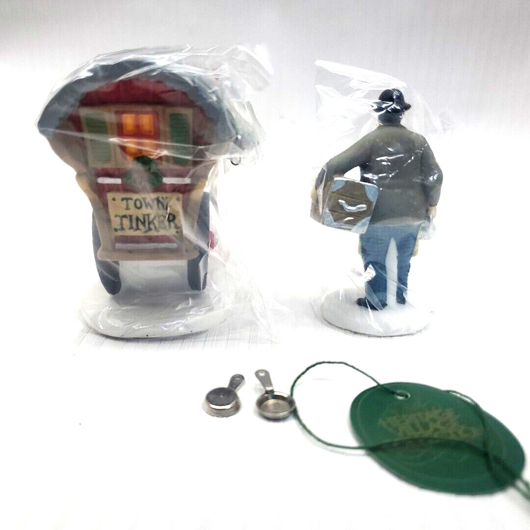 Dept 56 Heritage Village Collection #5646-4 “Town Tinker” Village Accessories