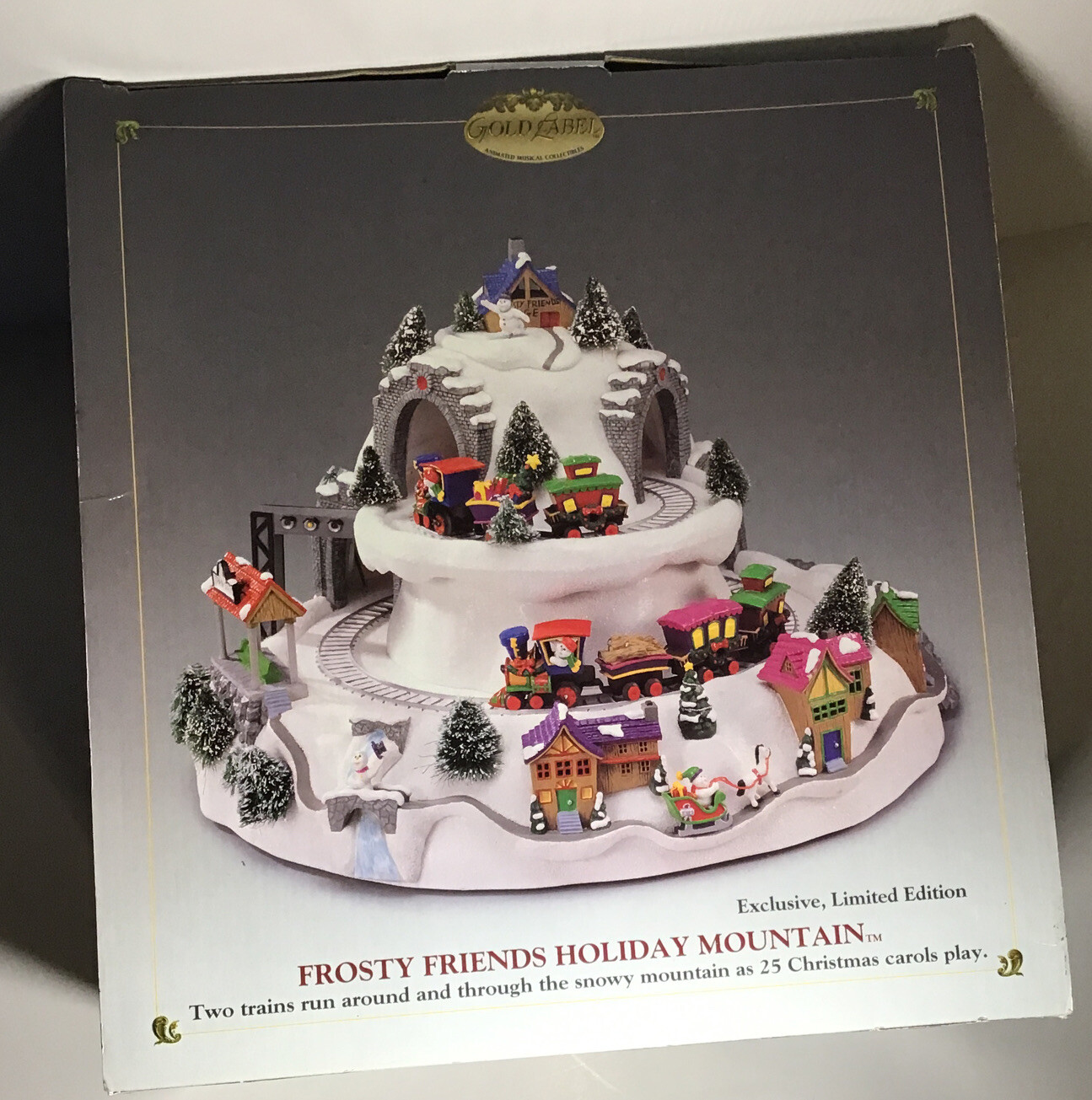 Mr Christmas Frosty Friends Holiday Mountain 25 Christmas Carols Gold Label