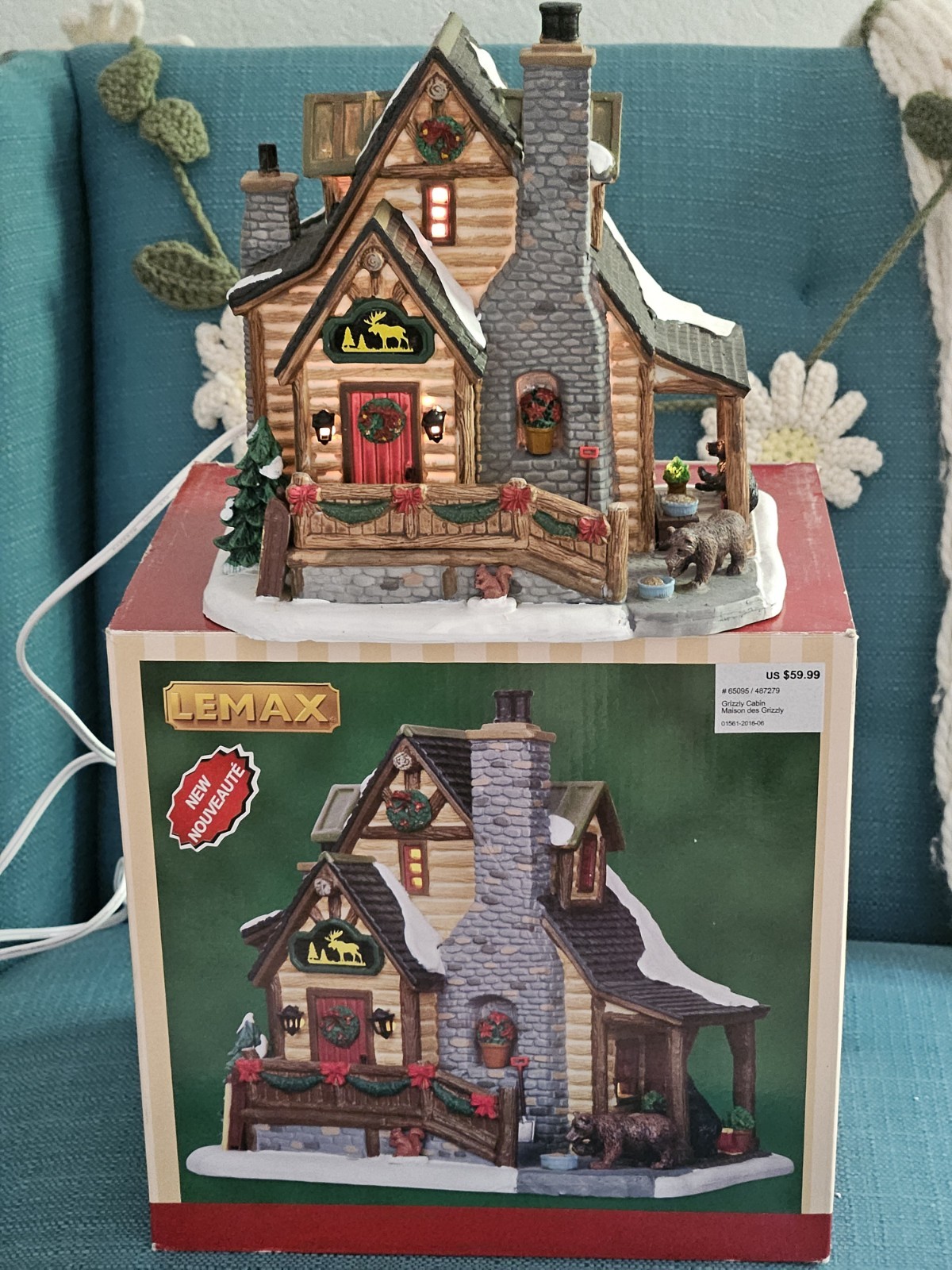 LEMAX GRIZZLY CABIN 65095 2016 Christas Village
