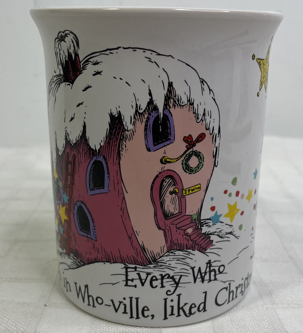 Dept 56 Dr Seuss Grinch Cindy Lou Who Ceramic 16 Oz Coffee Mug