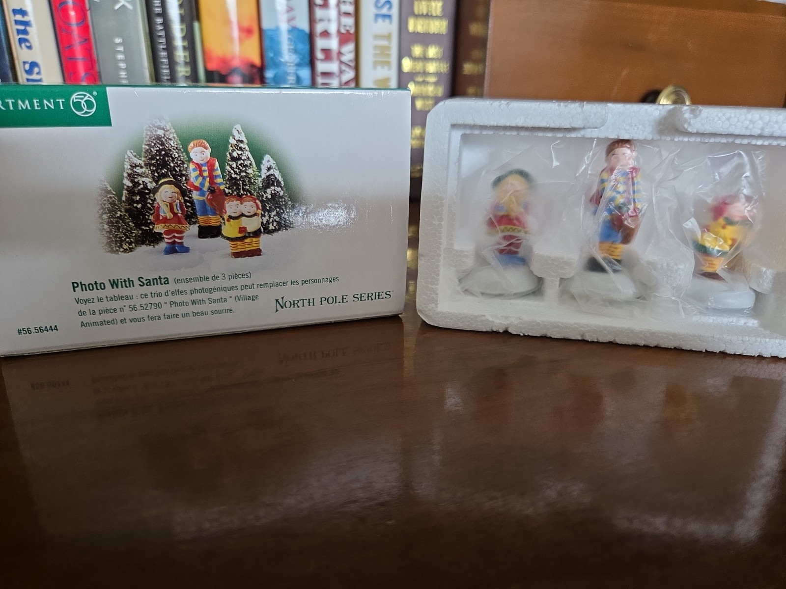 Department 56 North Pole Series Photo with Santa #56444 Retired