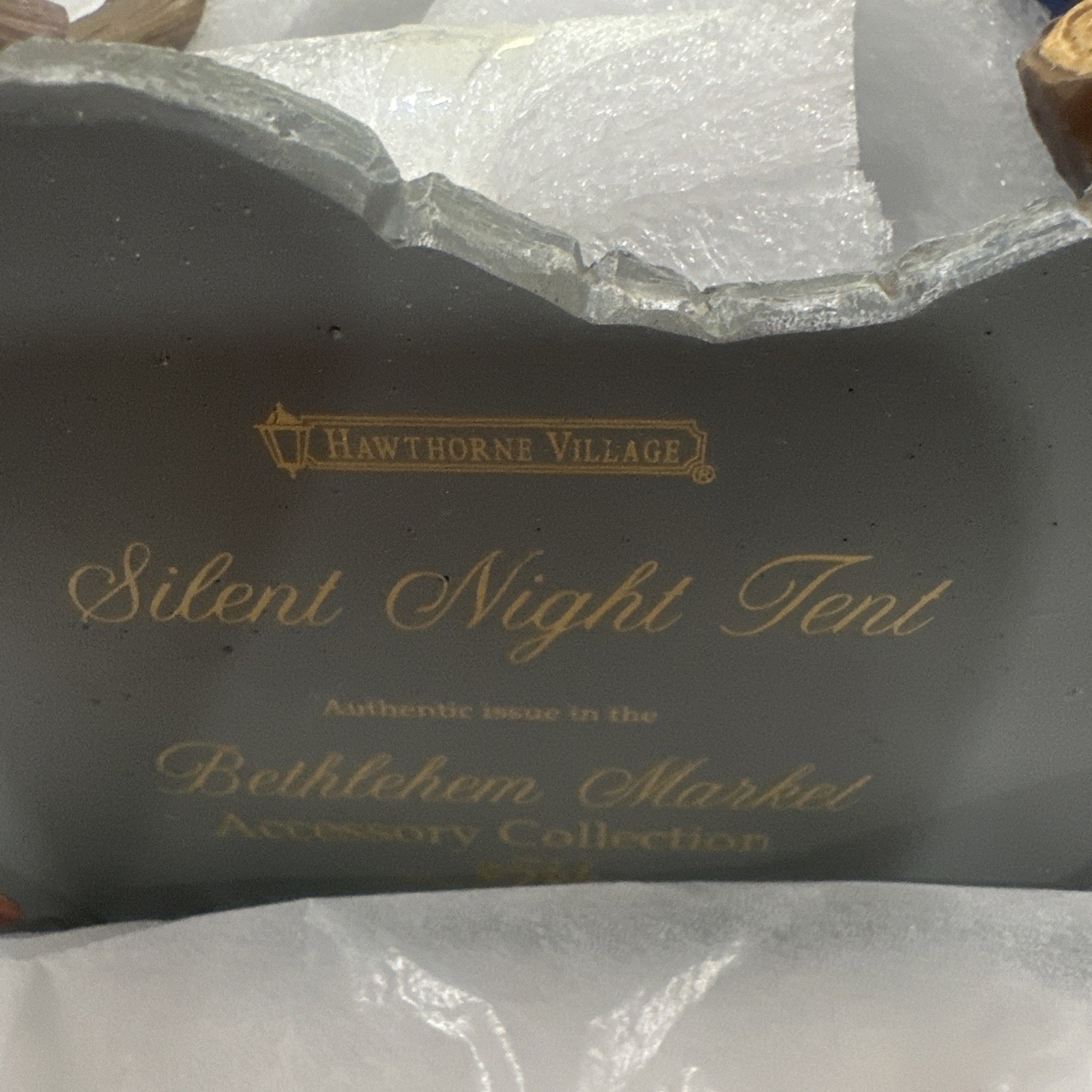 Hawthorne Village Bethlehem Market Silent Night Tent