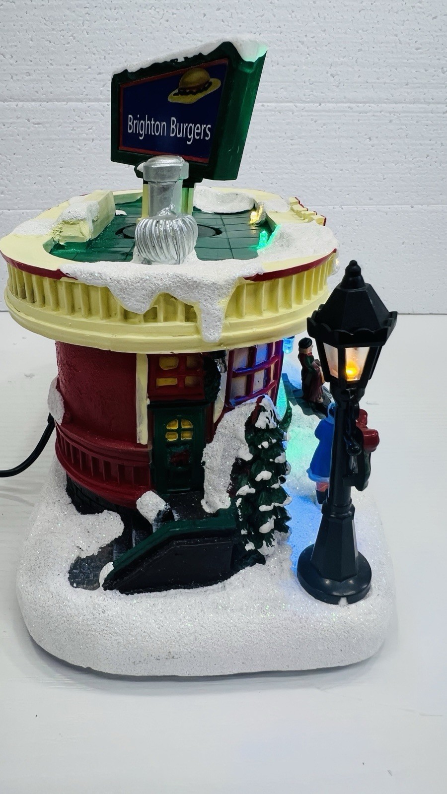 Carole Towne Christmas Village 2022 Brighton Burgers Diner20th Anniversary w/Box