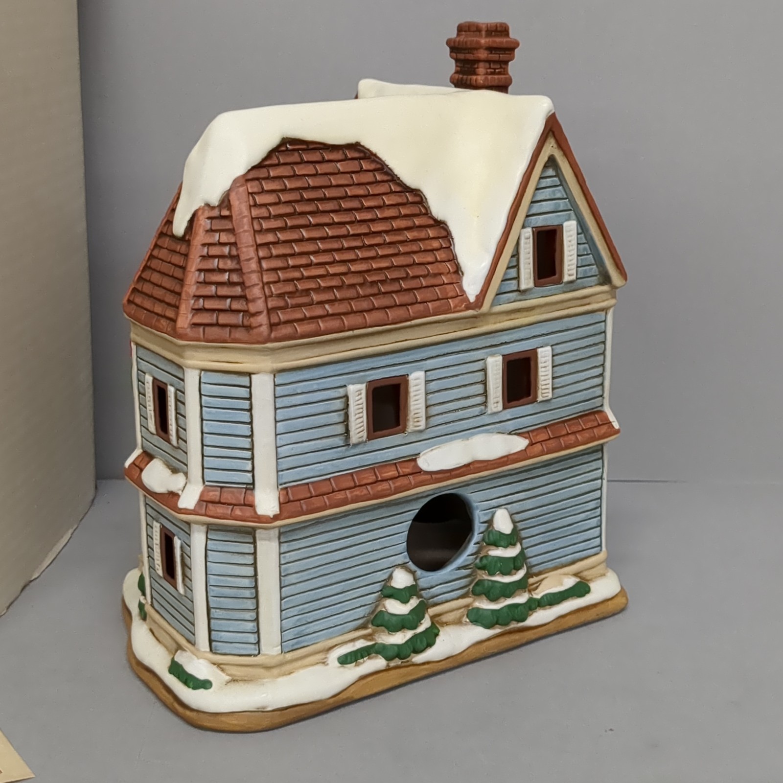 Lefton SPRINGFIELD HOUSE Colonial Christmas Village 00989 Holiday 1996