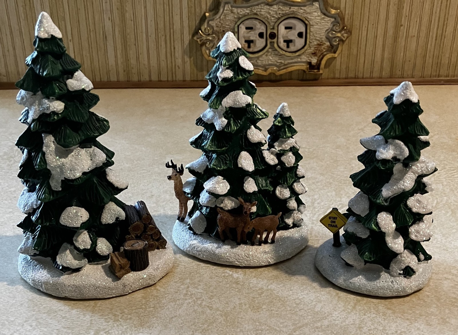 Hawthorne Village “Winter’s Bliss” Seasonal Splendor Sculpted Tree Collection