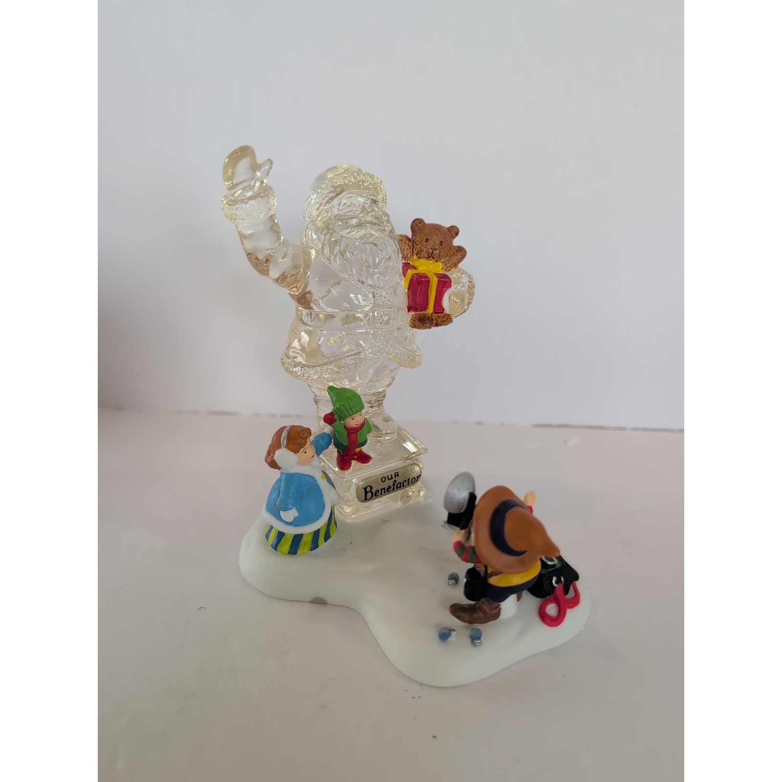 Dept 56 “KRINGLE STREET TOWN SANTA” ICE SCULPTURE #56869 North Pole Retired