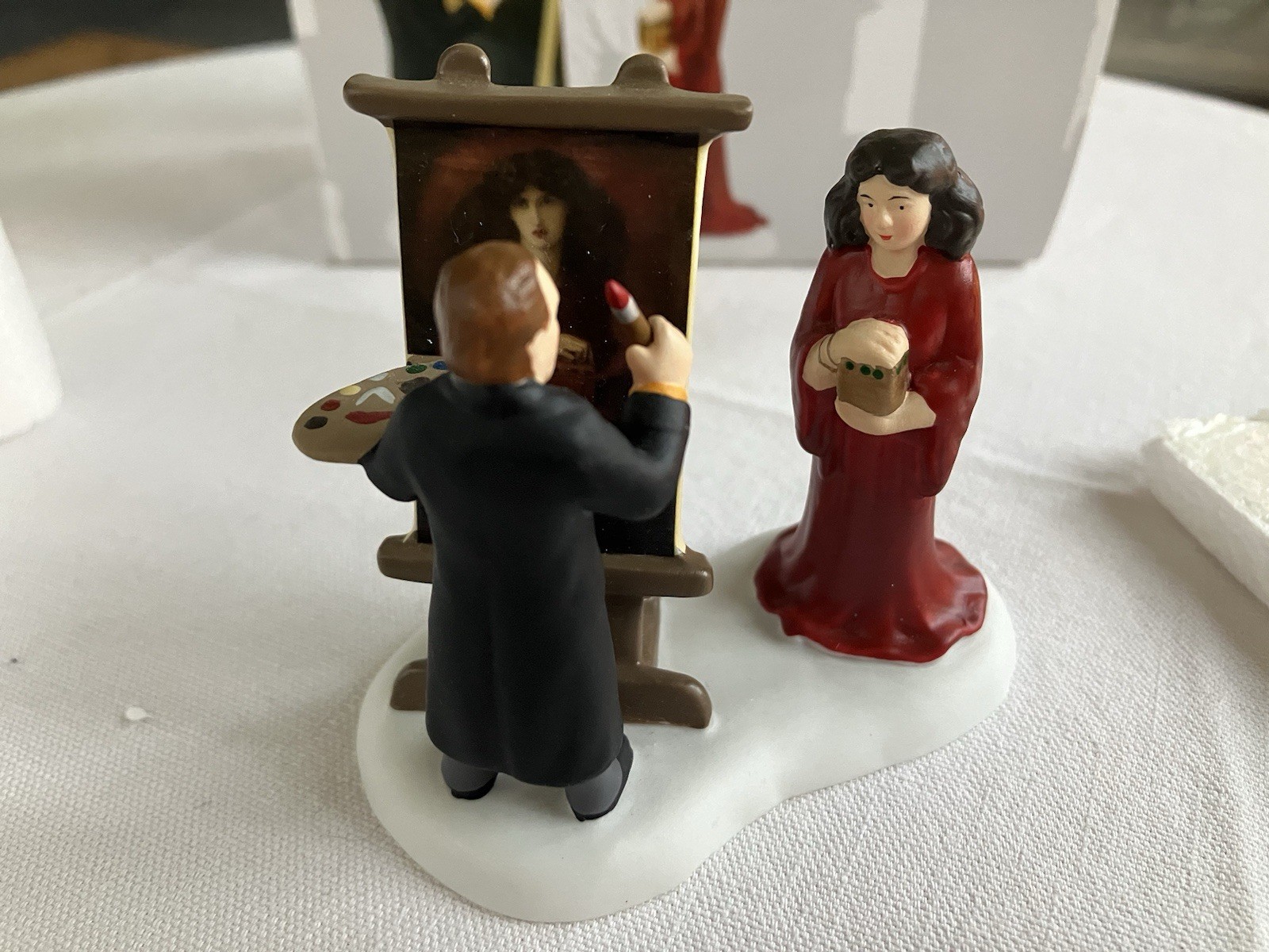 Department 56 Dickens Village Series Rosetti & His Muse Accessory Mint in Box