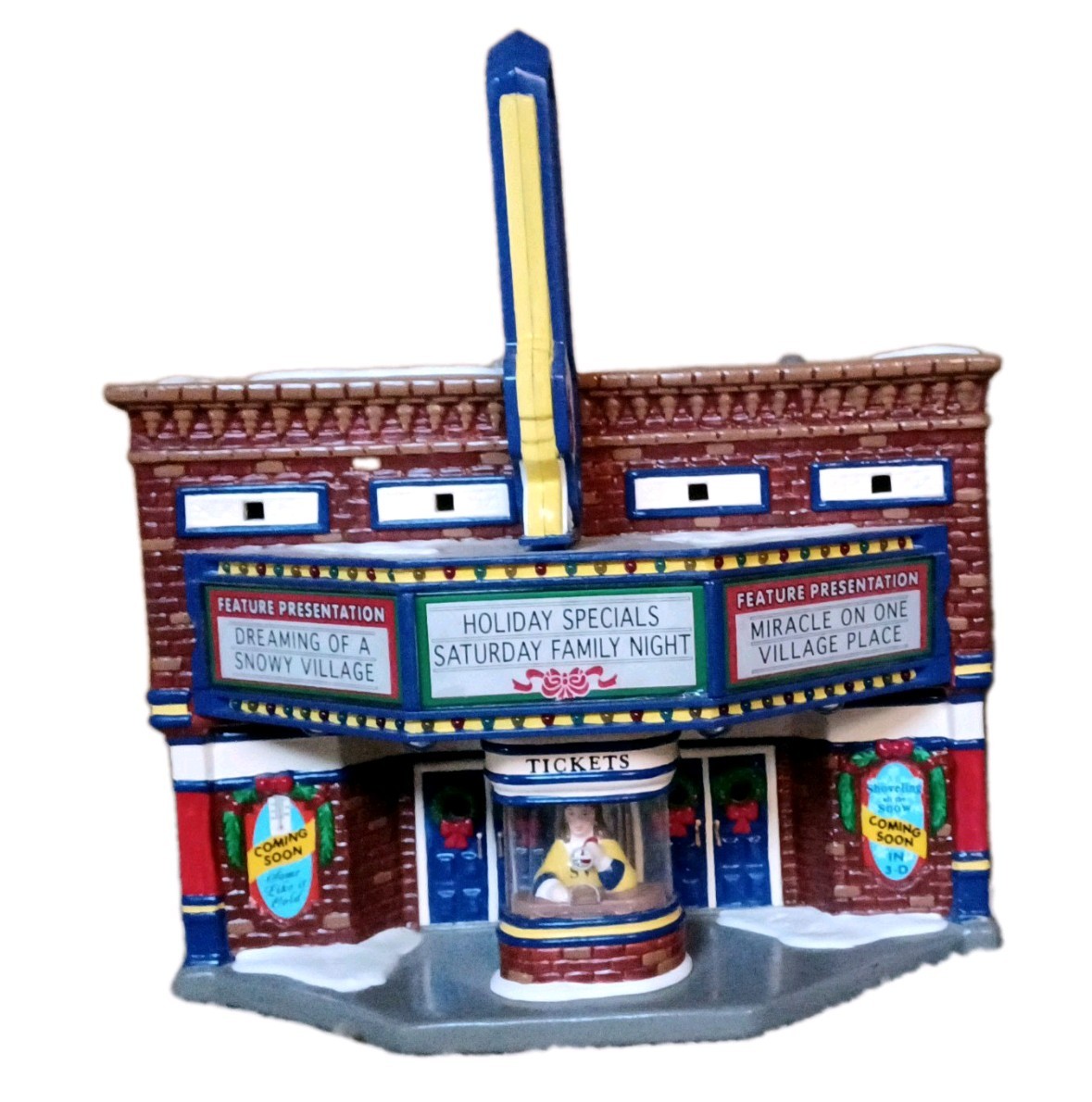 Dept 56 Cinema 56 Original Snow Village Lighted Building Regular Cord Only