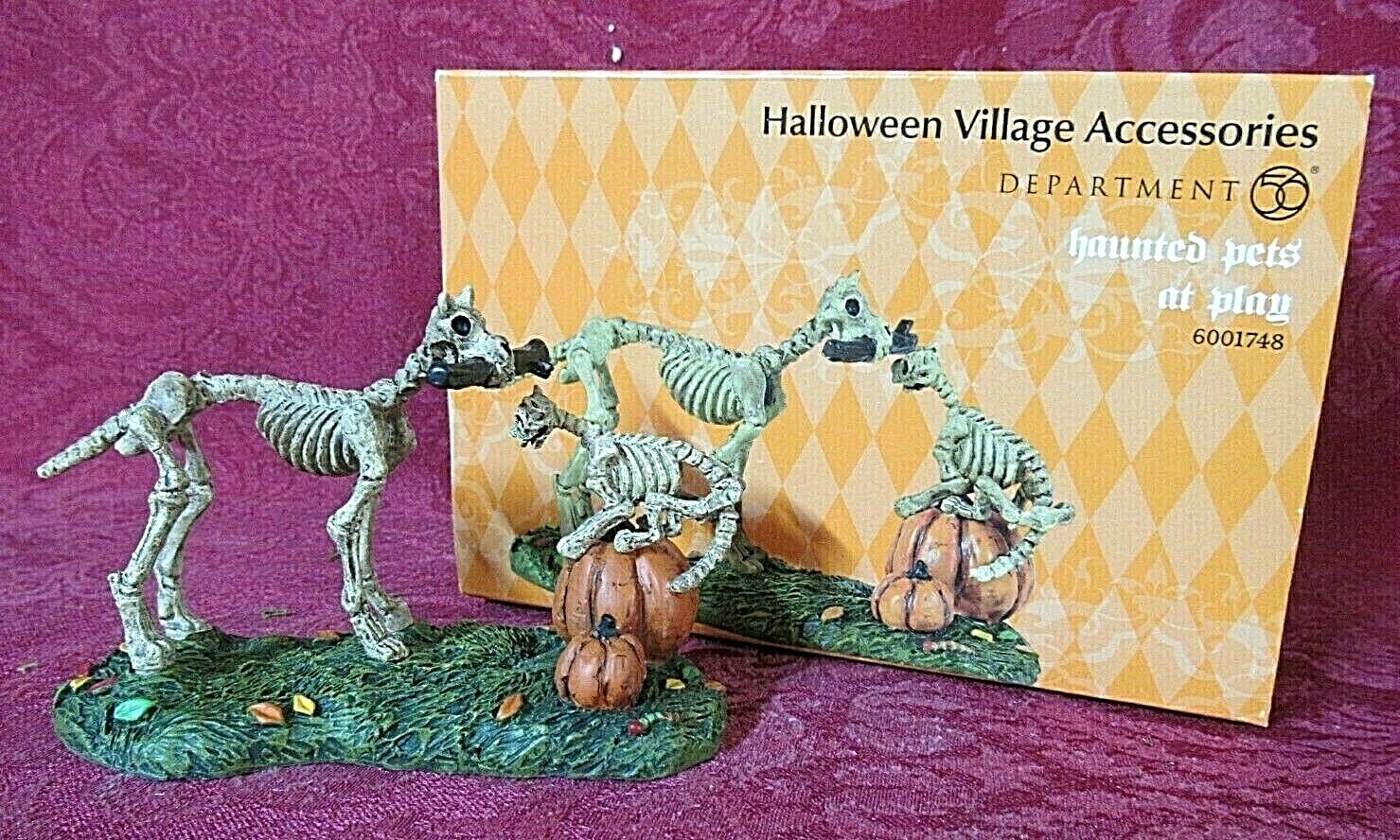 Department 56 Halloween Accessory ~ Haunted Pets At Play