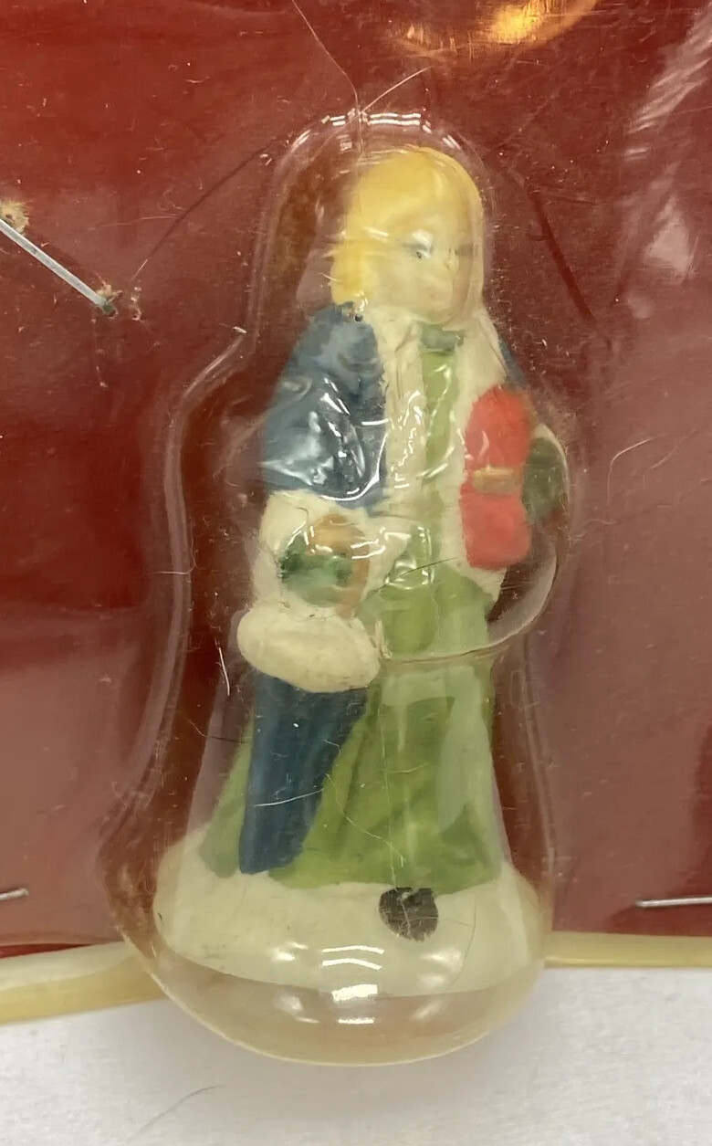 Dickens Collectables Christmas Village Accessory WOMAN Dollhouse F35
