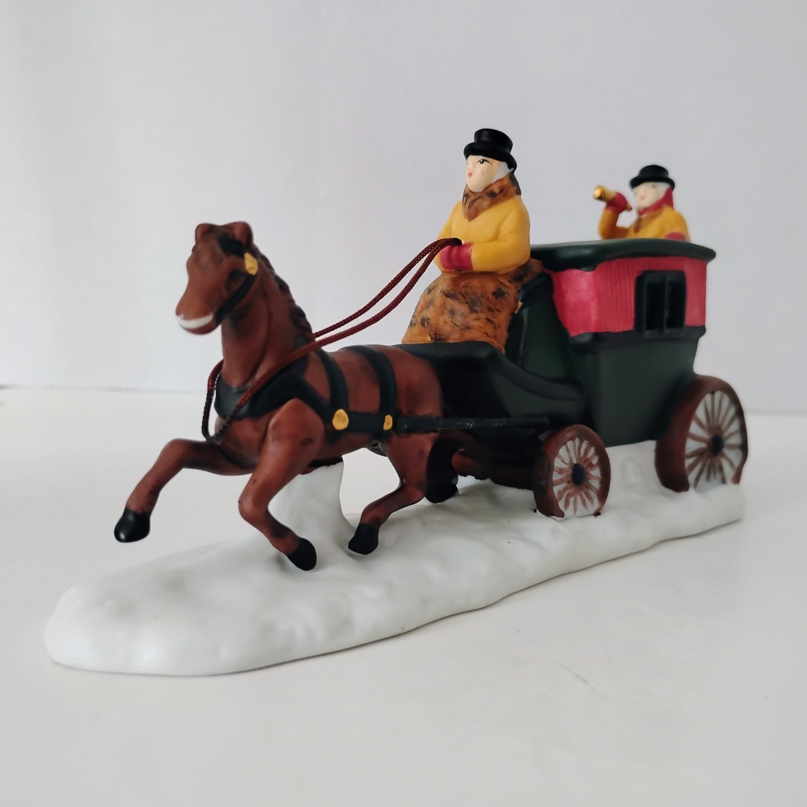 Dept. 56 Dickens Dover Coach 1987 Horse Drawn Carriage #6590-0