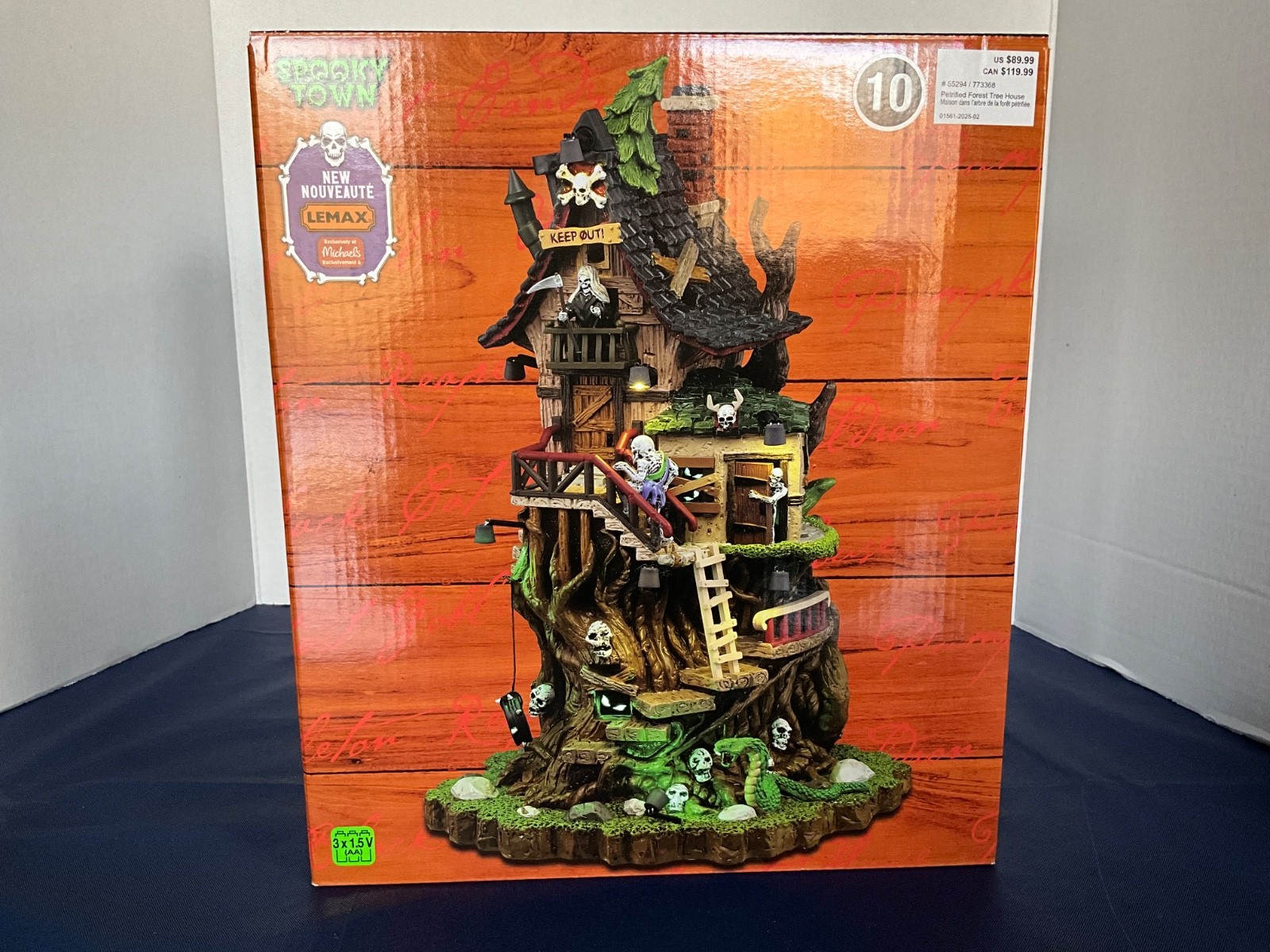 Lemax Spooky Town 2025 MICHAELS EXCLUSIVE: Petrified Forest Treehouse, NEW