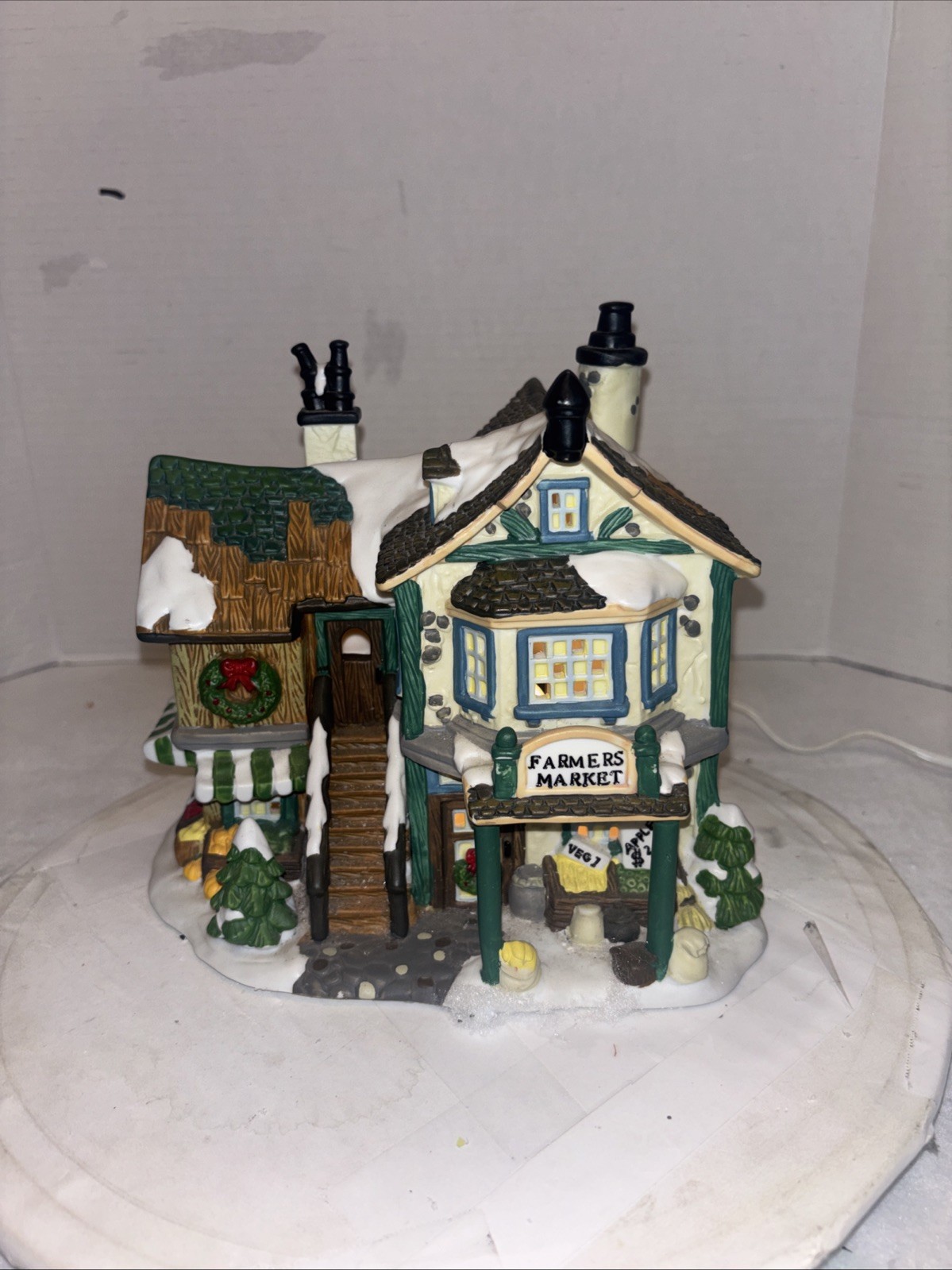 Lemax Christmas Village Carole Towne – Farmer’s Market (2003) B/box