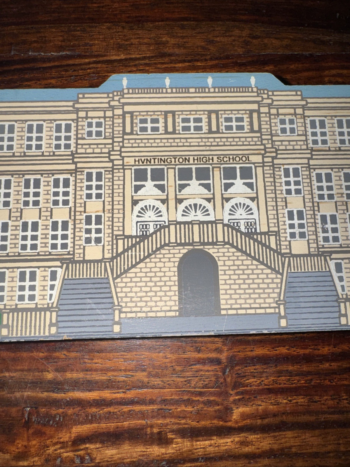 R.R. Creations Huntington High School Shelf Sitter Open Window 1991