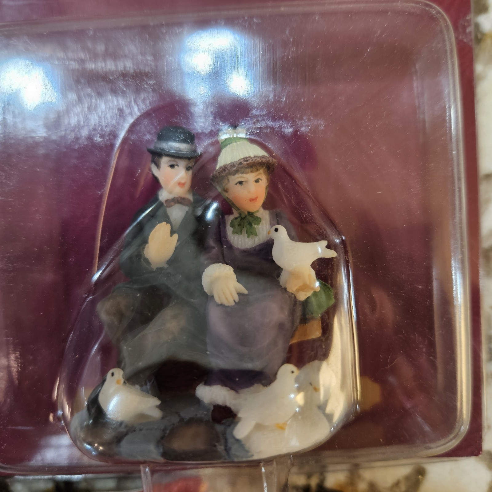 Lot Of 8 Vintage Christmas Village Figures/Collections 2001 & 2004