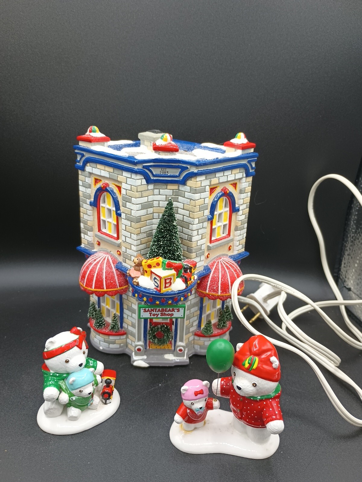 DEPT 56 #56.05825 “SANTABEAR’S TOY SHOP” (SET OF 3) No BOX
