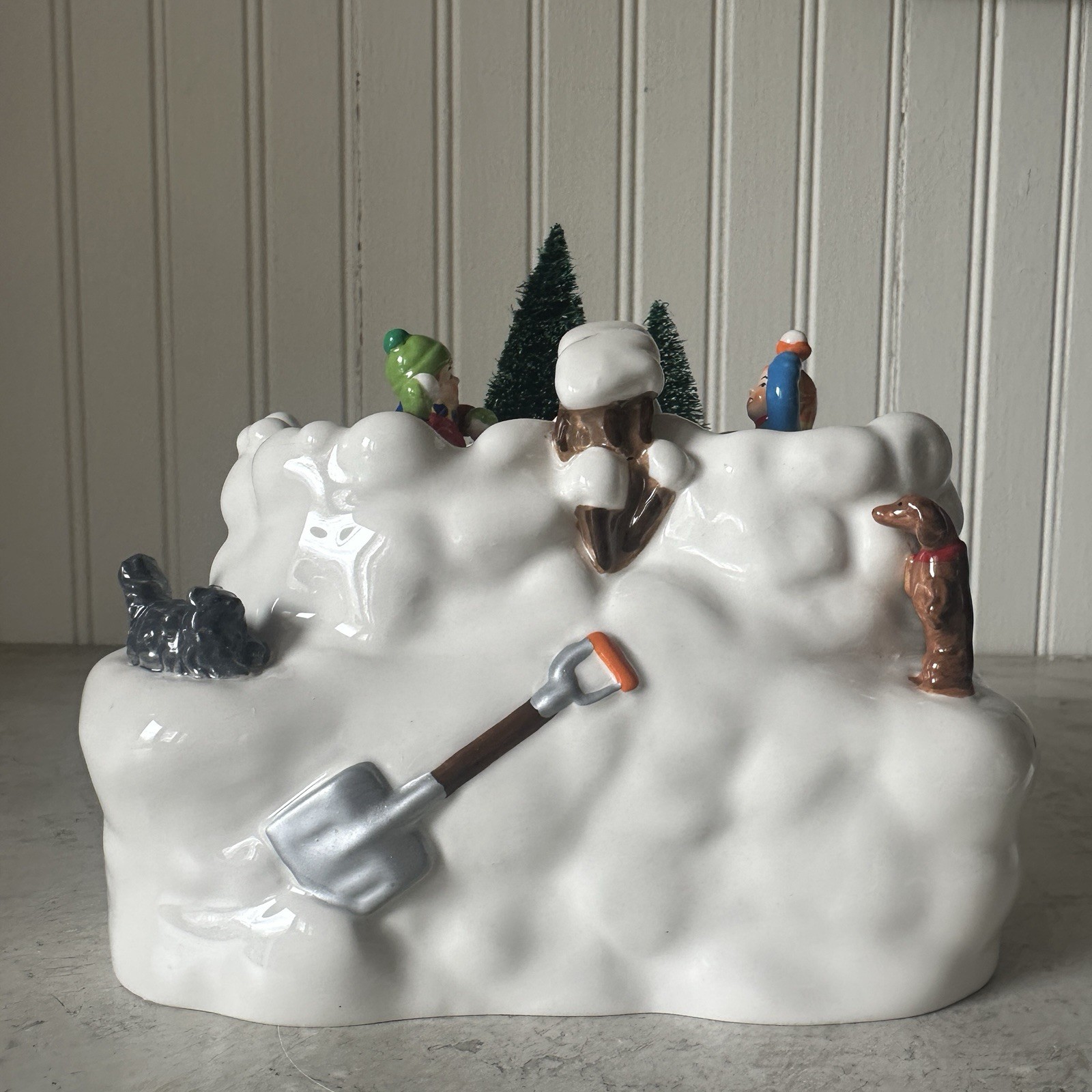 Dept 56 Rare Animated Snowball Fight 4020242 Snow Village Accessories New Unused