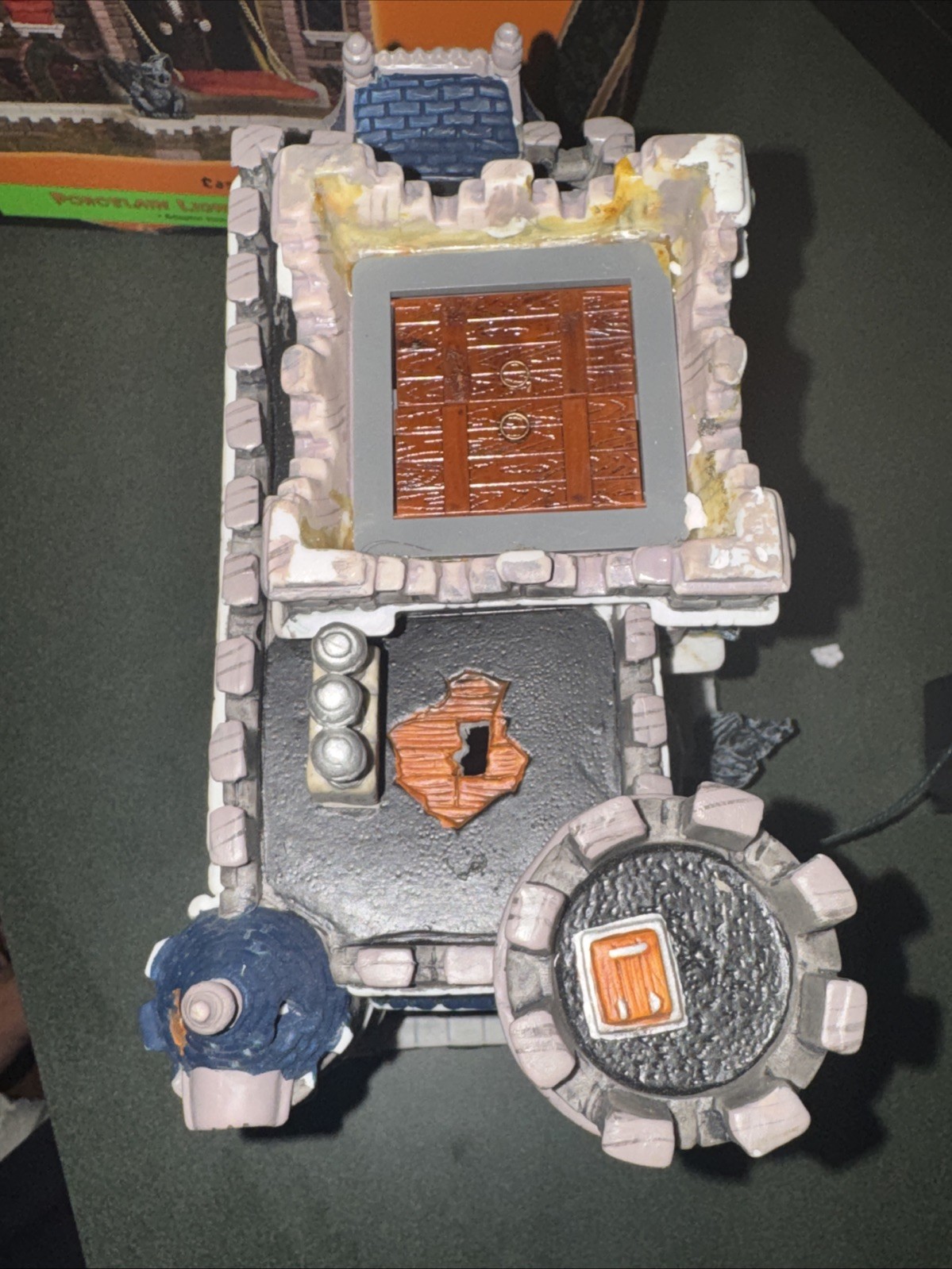 Lemax Spooky Town Castle On Spooky Hill 2002 Halloween House Decor Vampire