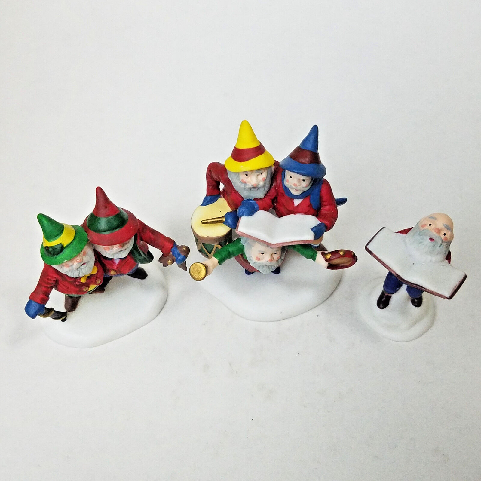 Dept 56 1993 Sing A Song For Santa Heritage North Pole 56316 U1 Red Elves Singer