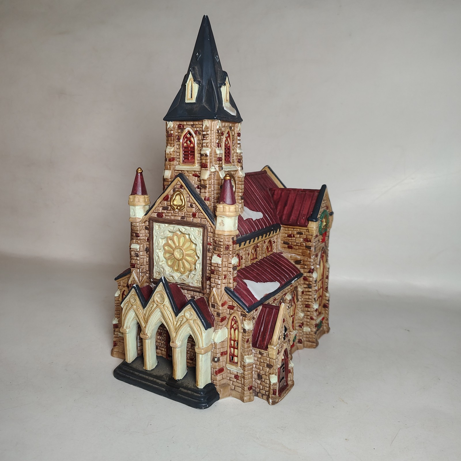 Dickens Collectable Victorian Christmas Porcelain Church Lighted NO original BOX