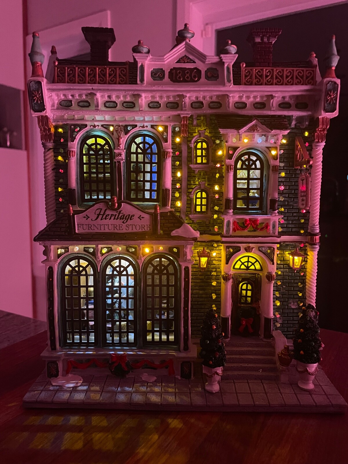 LEMAX Heritage Furniture Store Essex Street Lighted Christmas Village 35842A