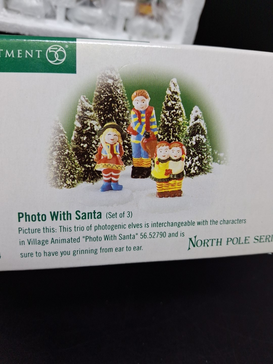 Dept 56 North Pole “Photo With Santa” #56 56444