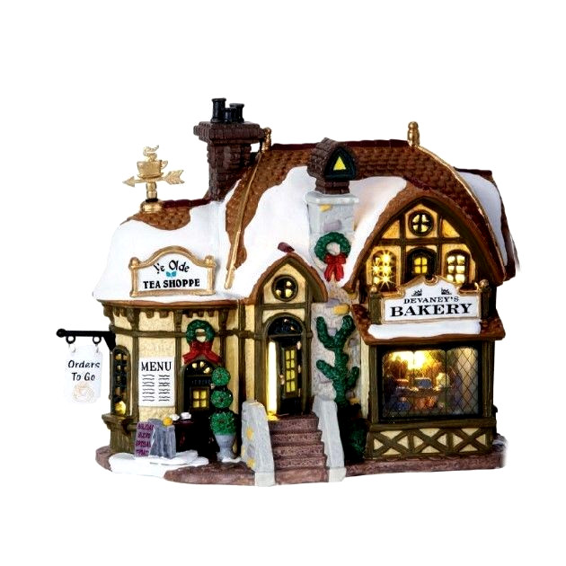 Lemax DEVANEY’S BAKERY # 35793 Christmas Village Lighted Building 2003 NEW
