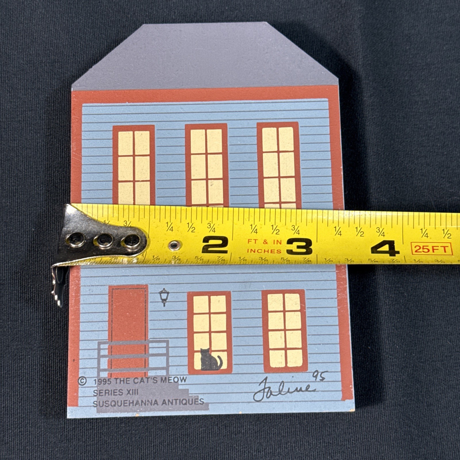 The Cat’s Meow Village 95′ Series Xiii Susquehanna Antiques Shelf Sitter Signed